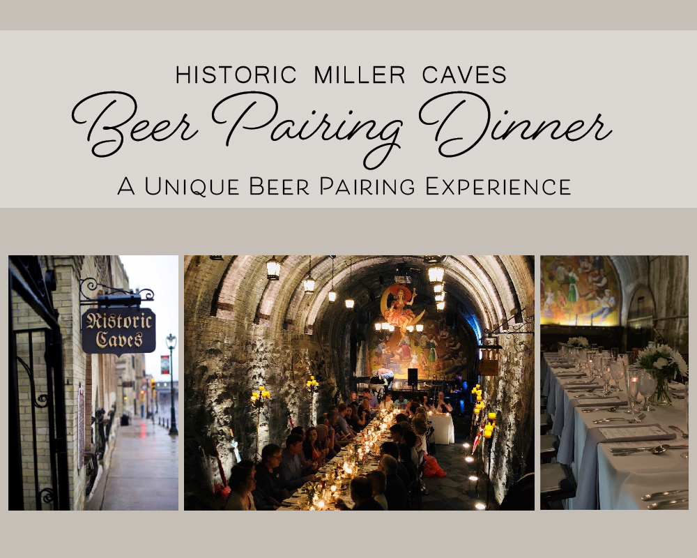 CAVES UNDERGROUND . . . A UNIQUE BEER PAIRING EXPERIENCE